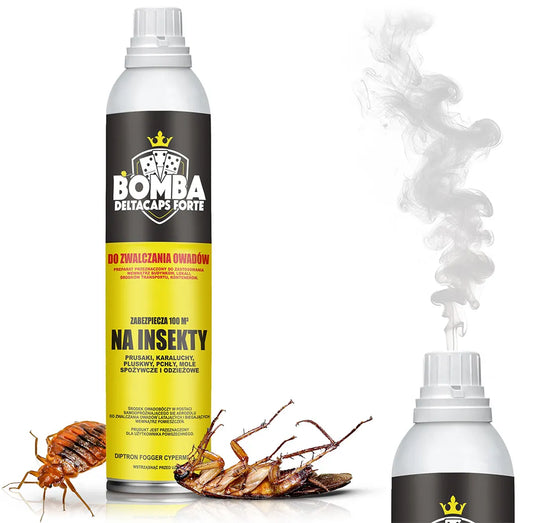 Bombe zur Vernebelung gegen Kakerlaken und Schaben – Deltacaps FORTE schützt bis zu 100 m³